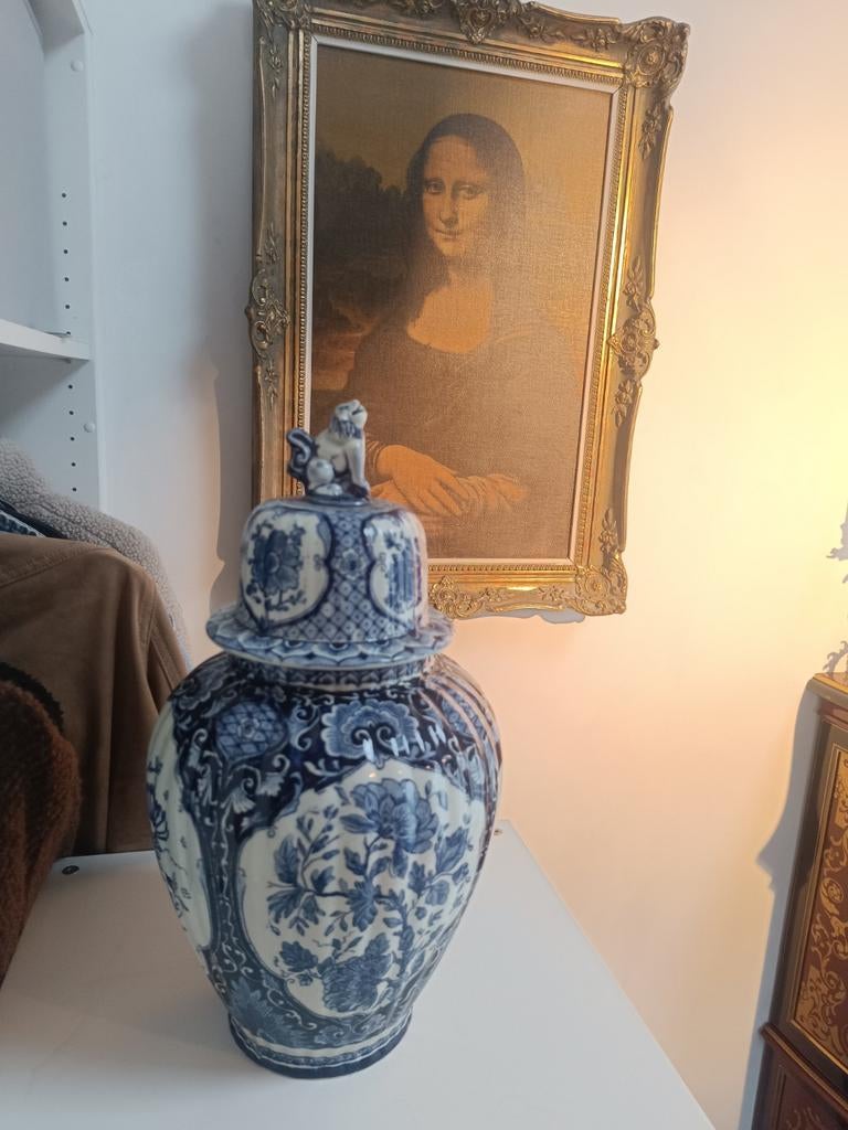 Vase bleu Delfts (hauteur 49), Enlèvement ou Envoi