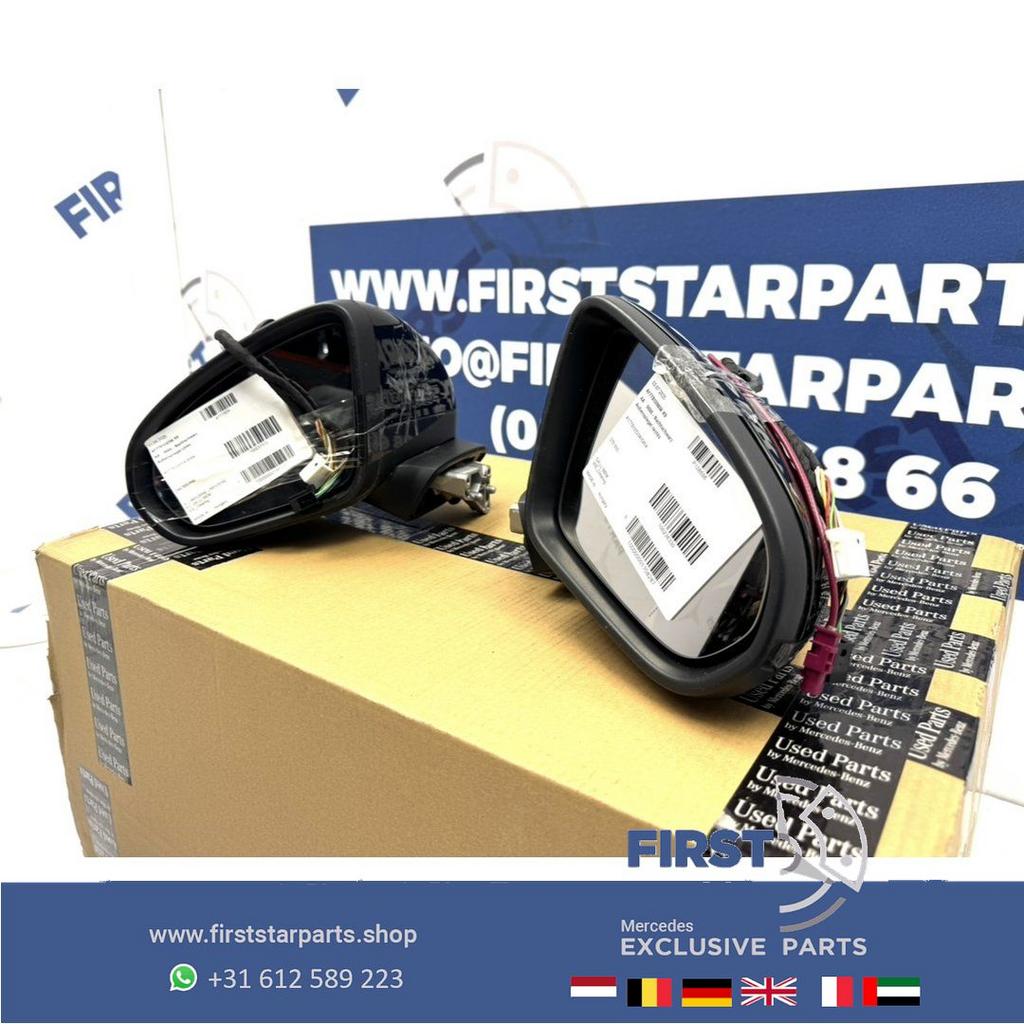 W177 SPIEGEL SET LINKS + RECHTS ZWART WIT GRIJS Mercedes A K, Gebruikt, -, Ophalen of Verzenden, -
