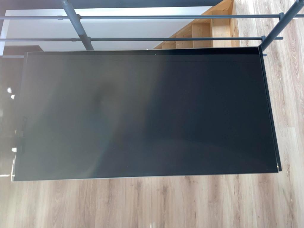 Joli bureau en verre noir, Autres marques, Autres types, Utilisé, Verre