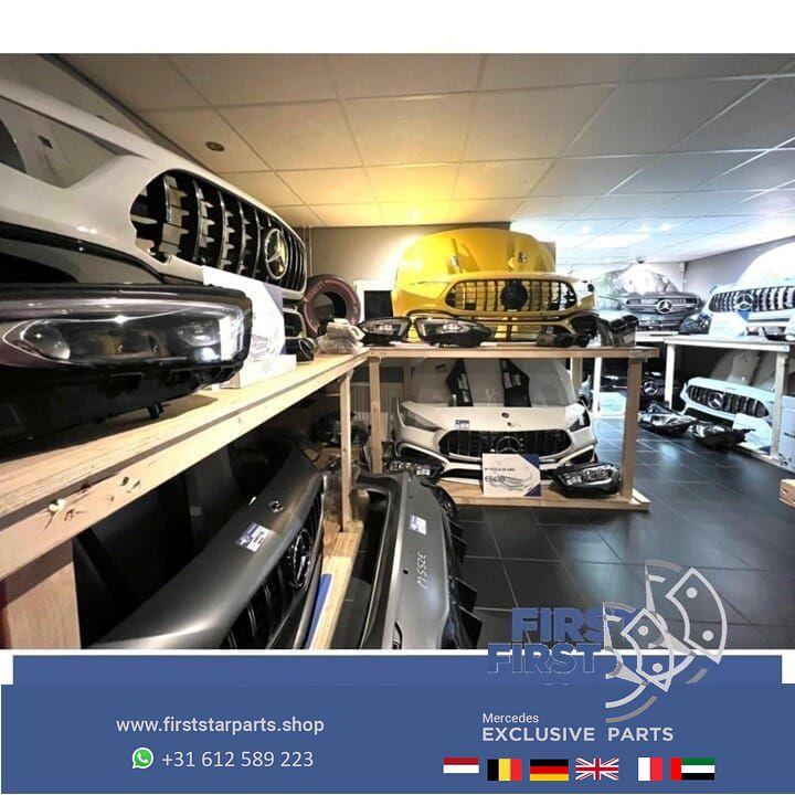 W205 C205 AMG LINE UITLAAT SIERSTUKKEN L/R Mercedes C Klasse, Gebruikt, -, Ophalen of Verzenden, -