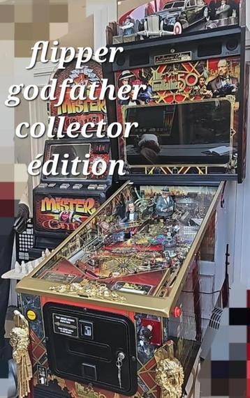 Flipperkast Godfather Collector Edition JJP  beschikbaar voor biedingen