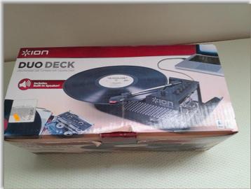 ION duo deck USB platenspeler cassettedeck Nieuw beschikbaar voor biedingen