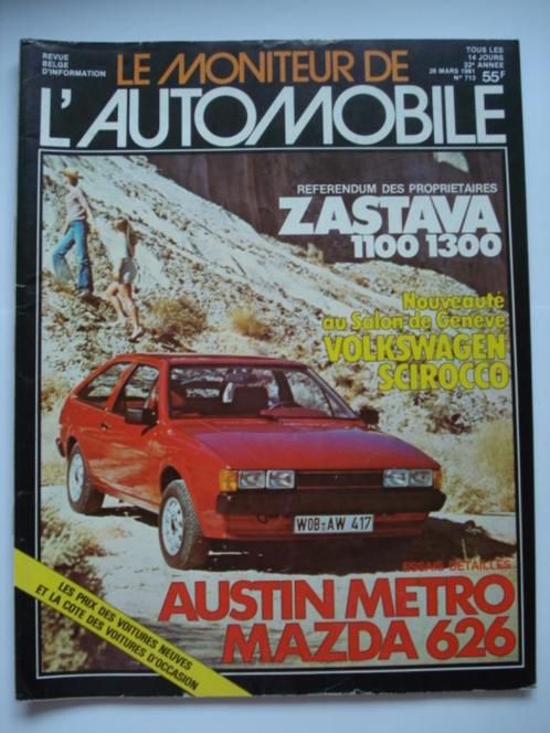 Le Moniteur de l'Automobile 713, Livres, Autos | Brochures & Magazines, Utilisé, Général, Envoi