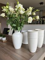 Grote witte vazen, Ophalen of Verzenden, Zo goed als nieuw