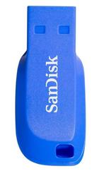 SanDisk Cruzer Blade 32GB blauwe USB-stick, Verzenden, Nieuw, SanDisk, 32 GB