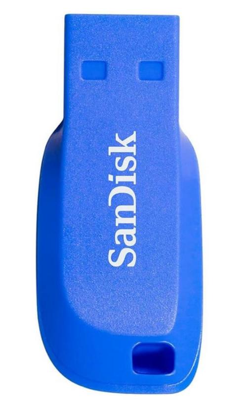 SanDisk Cruzer Blade 32GB blauwe USB-stick, Computers en Software, USB Sticks, Nieuw, 32 GB, Verzenden