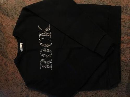 zwarte damespull met strass 'rock' mango, Vêtements | Femmes, T-shirts, Comme neuf, Noir, Enlèvement ou Envoi