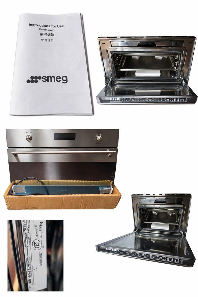 SMEG inbouw stoomoven 45 cm – model S45VX2C – perfecte staat, Elektronische apparatuur, Ovens, Inbouw, Oven, Stoom, Ophalen