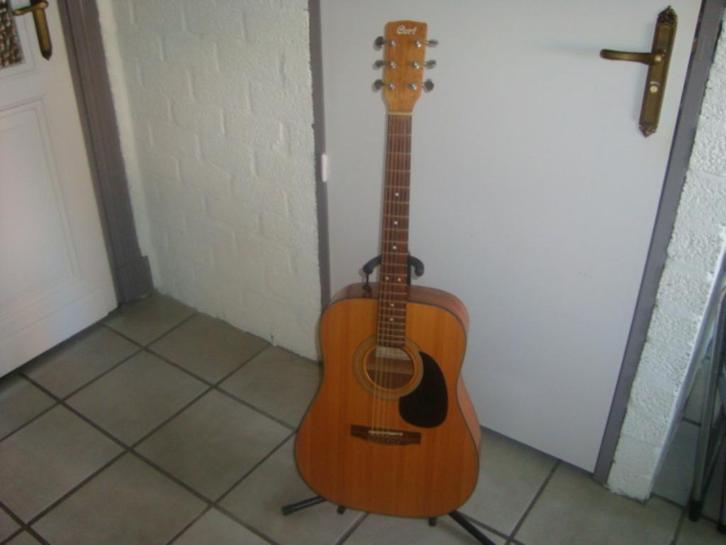 Gebruikt: Cort AD850 NS akoest. dreadnought western gitaar, Muziek en Instrumenten, Instrumenten | Toebehoren, Gebruikt, Akoestische gitaar