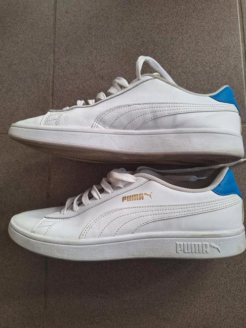 PUMA sneakers in zeer goede staat, maat 43, Vêtements | Hommes, Chaussures, Comme neuf, Baskets, Blanc, Enlèvement ou Envoi