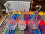 3 carafes en verre vintage, Antiquités & Art, Enlèvement ou Envoi