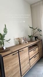 Echte volle eiken kast/tv-meubel perfecte staat, Antiek en Kunst, Ophalen