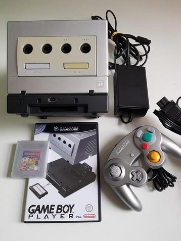 Console Game cube avec le gameboy player complet