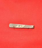 ancienne pince a cravate monogrammée A.M (11), Or, Autres types, Enlèvement ou Envoi