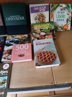 lot rommelmarkt kookboeken & bakgerei, Ophalen, Gebruikt