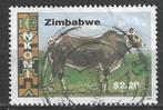 Zimbabwe 1997 - Yvert 365 - Rundveerassen in Zimbabwe (ST), Timbres & Monnaies, Timbres | Afrique, Envoi, Zimbabwe, Affranchi