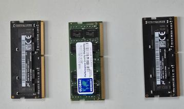 RAM DDR4 2400Mhz PC4 -19200 (3 Ram total de 24GB), Enlèvement ou Envoi, DDR4, Utilisé, Desktop