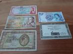 Lot van 5 bankbiljetten, Timbres & Monnaies, Billets de banque | Europe | Billets non-euro, Envoi