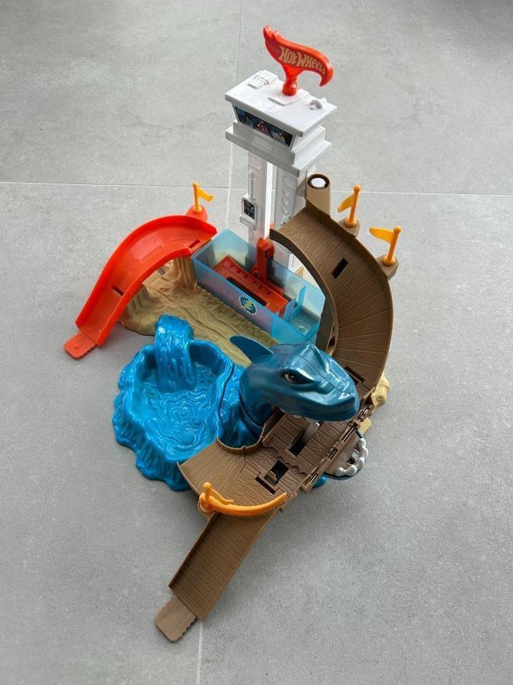 Hotwheels Sharkport Showdown BGK04, Kinderen en Baby's, Speelgoed | Racebanen, Gebruikt, Racebaan, Hot Wheels, Ophalen