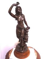 Sculpture bronze (art) Emile Bruchon 1806-1895 Tempête H55👌, Enlèvement ou Envoi