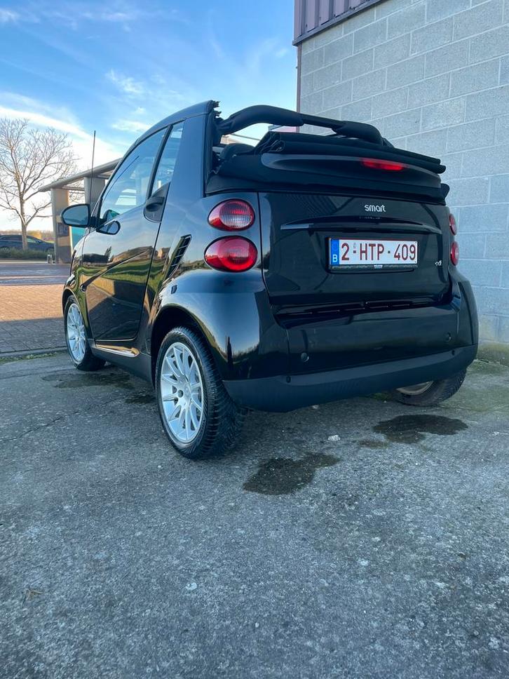 Smart Fortwo Cabrio CDI, Autos, Smart, Particulier, ForTwo, Diesel, Euro 4, Cabriolet, 2 portes, Automatique, Noir, Noir, Propulsion arrière