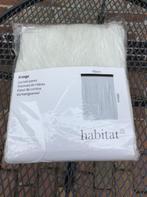NIEUW:HABITAT CURTAIN PANEL FRINGE, 100 tot 150 cm, 200 cm of meer, Wit, Nieuw