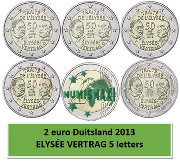 2 euro Duitsland 2013 Elysée Vertrag 5 letters beschikbaar voor biedingen