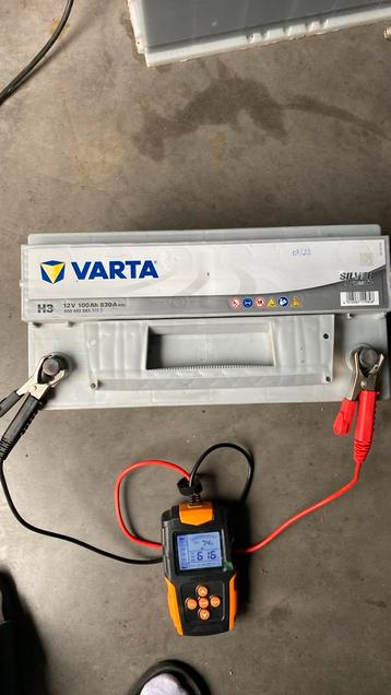 Batterie 100ha 830 A varta silver dynamic 08/22, Enlèvement, Utilisé, Autres marques automobiles