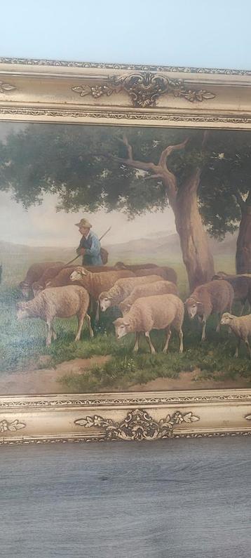 Belgische school (XIX) - Schaapherder beschikbaar voor biedingen