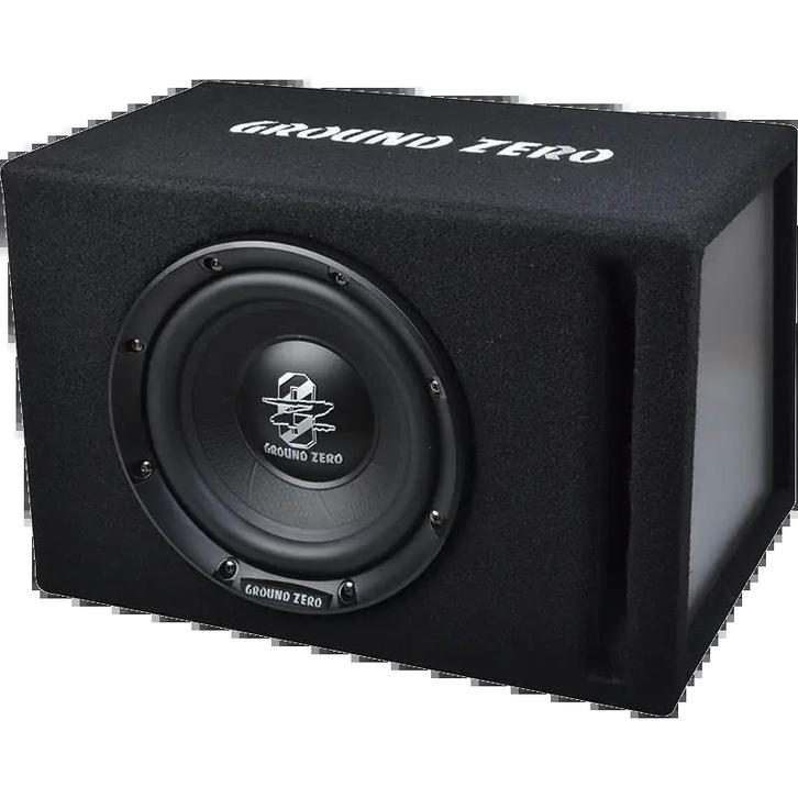 Ground Zero Actieve 8 Inch subwoofer 200 Watt, Auto diversen, Autospeakers, Nieuw, Ophalen of Verzenden