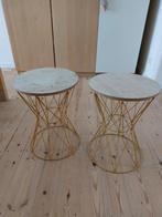 Tables de chevet, Huis en Inrichting, Slaapkamer | Nachtkastjes, Ophalen, Minder dan 45 cm, Metaal of Aluminium, Zo goed als nieuw