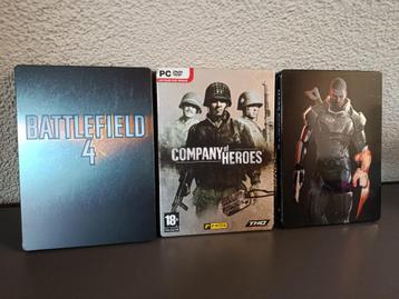 STEELBOOK PC-GAMES GLOEDNIEUW ! beschikbaar voor biedingen