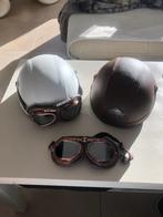 Nieuwe Lederen vintage helmen ( 125€ per stuk), Motoren, Kleding | Motorhelmen, Nieuw met kaartje, M, Dames, Overige typen