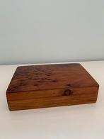 Handgemaakte scharnierende doos - Thuya Wood - wortelhout, Ophalen of Verzenden, Zo goed als nieuw