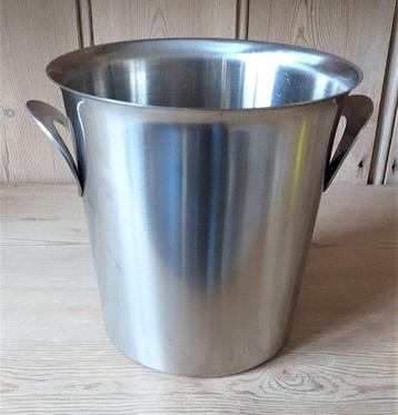 Seau à champagne en inox brossé, Enlèvement ou Envoi, Utilisé