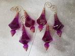 6 diamants violet/fuchsia/rose, Enlèvement ou Envoi, Comme neuf
