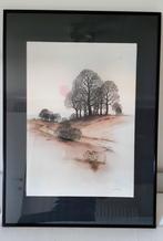 Kader landschap met bomen, Ophalen, Zo goed als nieuw, Print