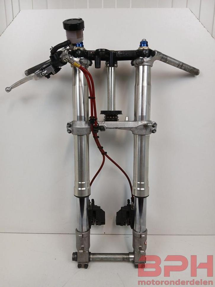 Upside down caferacer voorvork Suzuki GSX-R 750 K1 K2 K3 200, Motoren, Onderdelen | Suzuki, Gebruikt, Ophalen of Verzenden