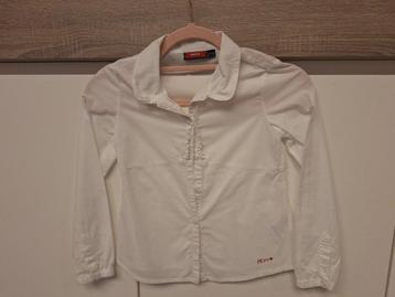 Witte blouse Mexx maat 122-128 (7-8 jaar) beschikbaar voor biedingen
