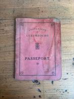 Paspoort Luxemburg 1921, Ophalen of Verzenden, Gebruikt
