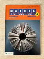 Matrix 4 Leerwerkboek/Vademecum (schoolboek wiskunde), Livres, Comme neuf, Enlèvement ou Envoi