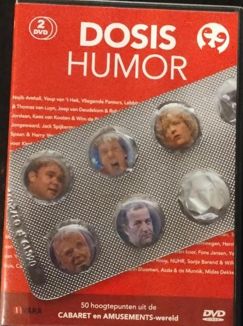 Dosis Humor 2 DVDs, Cd's en Dvd's, Dvd's | Cabaret en Sketches, Gebruikt, Tv-programma of Sketches, Verzenden