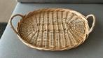 Rieten dienblad. Nieuw. 45 x 31cm. H 4 cm., Ophalen, Zo goed als nieuw