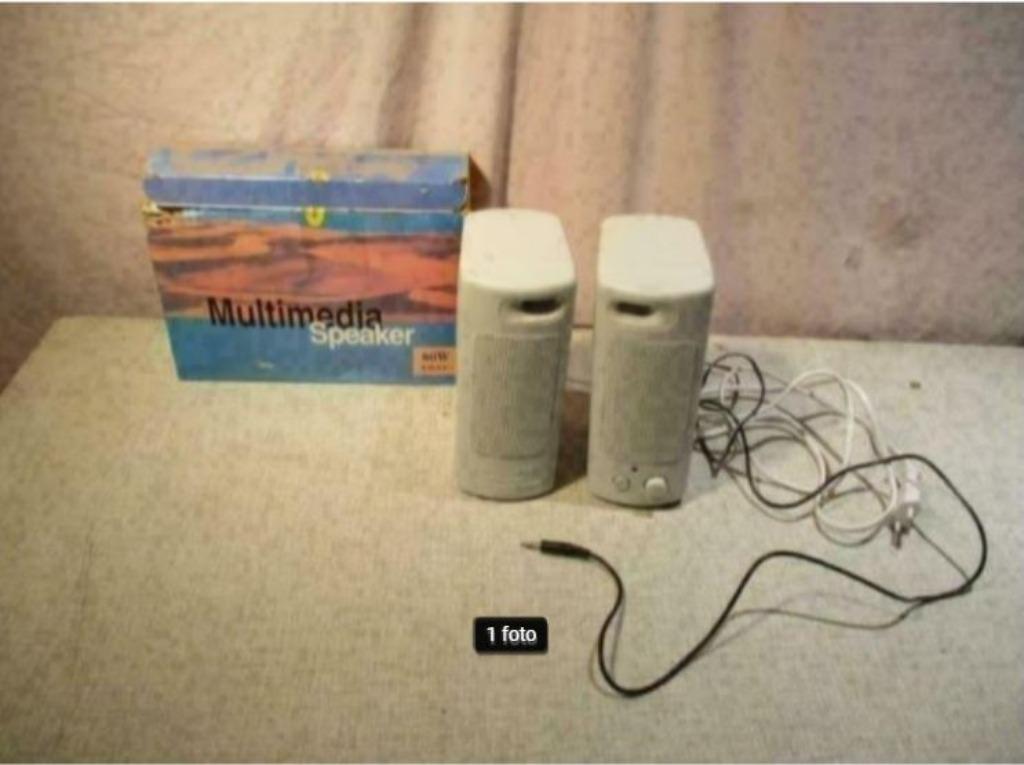 2 prima Multi Media Speakers / Luidsprekers - 80Watt, Audio, Tv en Foto, Luidsprekerboxen, Ophalen of Verzenden, Zo goed als nieuw