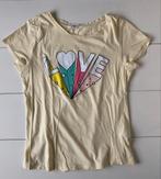t-shirt jaune pastel Love H&M 158 164, Enfants & Bébés, Vêtements enfant | Taille 158, Enlèvement ou Envoi, Chemise ou À manches longues