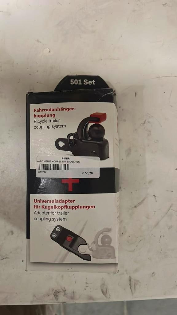 Hebie Koppeling fietskar, Fietsen en Brommers, Fietsonderdelen, Gebruikt, Ophalen