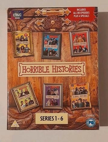 Coffret DVD Horrible Histories, 6 saisons, série BBC disponible aux enchères