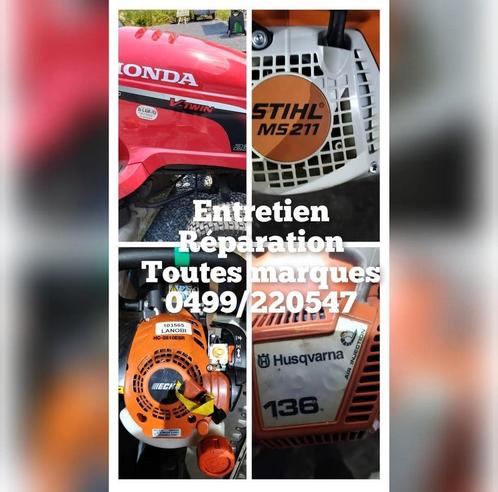 réparation et entretien de machines, Tuin en Terras, Overige Tuin en Terras, Ophalen of Verzenden