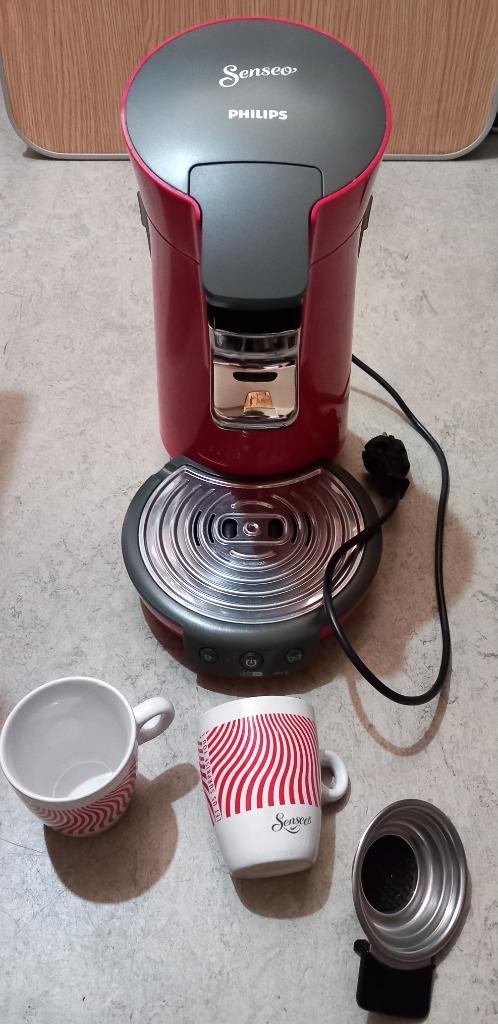 Senseo viva café met 2 padhouders en 2 mooie senbekers, Elektronische apparatuur, Koffiezetapparaten, Zo goed als nieuw, Koffiepads en cups