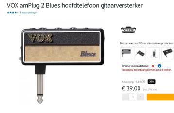 Vox amplug blues beschikbaar voor biedingen